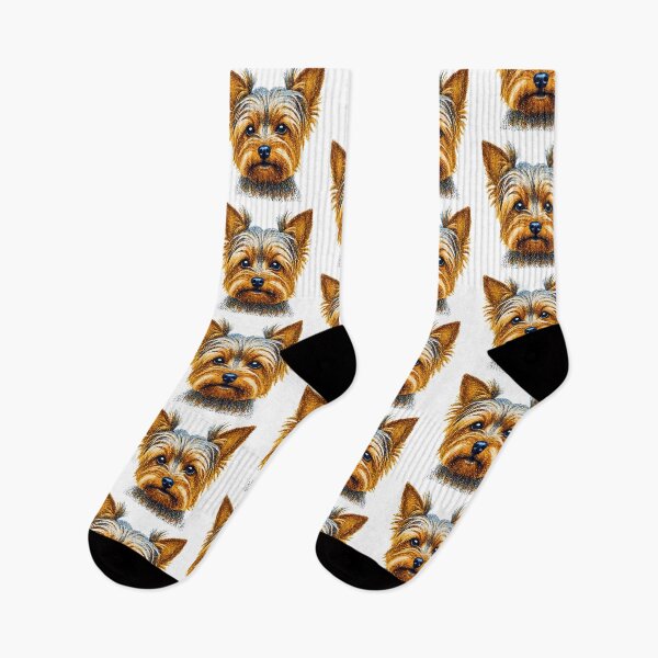 Item preview, Pointillist Yorkshire Terrier Modern Art – Vibrant and Unique designed and sold by Fredster1966.