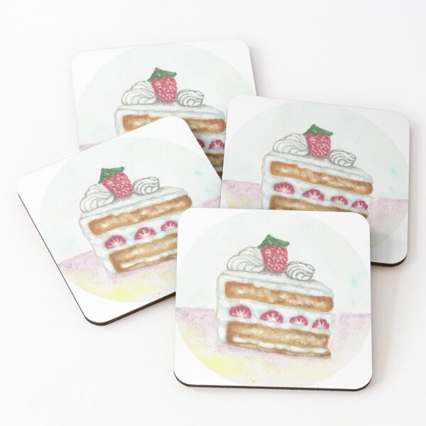 Item preview, Delectable strawberry sponge designed and sold by MadameMerlotArt.