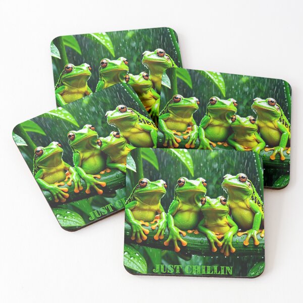 Item preview, Green tree Frogs .. just chillin designed and sold by PaparazziAnunnaki.