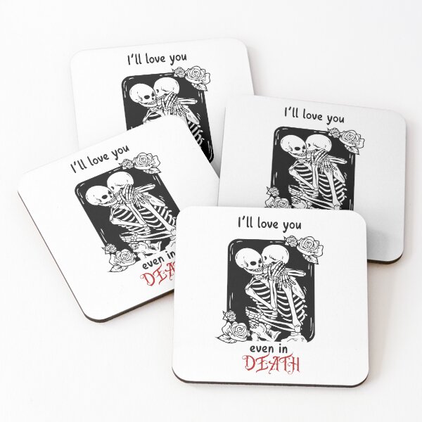Item preview, Gothic Valentine's Day Skeletons designed and sold by CHARSEWTASTIC.