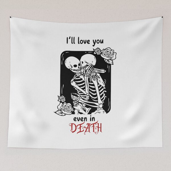 Item preview, Gothic Valentine's Day Skeletons designed and sold by CHARSEWTASTIC.