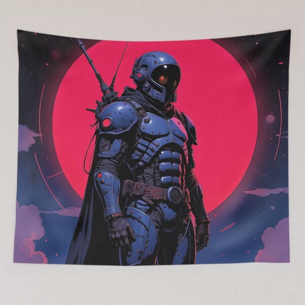 Item preview, robot, cyberpunk, warrior, space, space robot designed and sold by Martinez-TS.