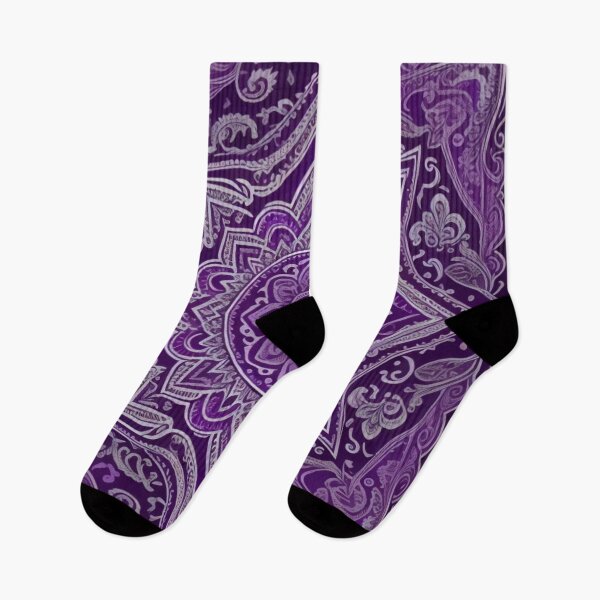 Item preview, Mystic Plum Mandala - Intricate Purple & White Design designed and sold by WildStroke.