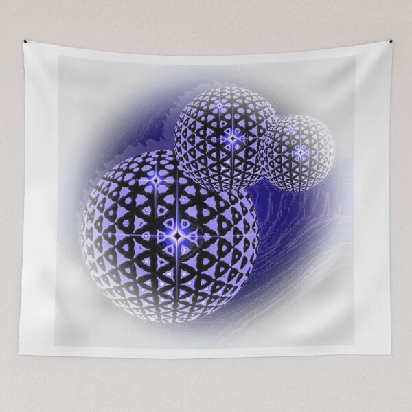 Item preview, Mosaic Sphere . 3D Illusion . Cosmic Connection . #7 designed and sold by Artistic63.