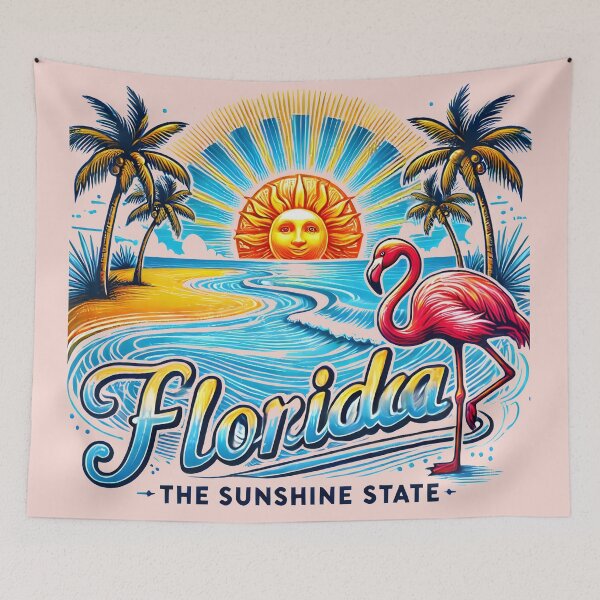 Item preview, Florida: Sun-Kissed Beaches and Bright Horizons designed and sold by communedesigns.