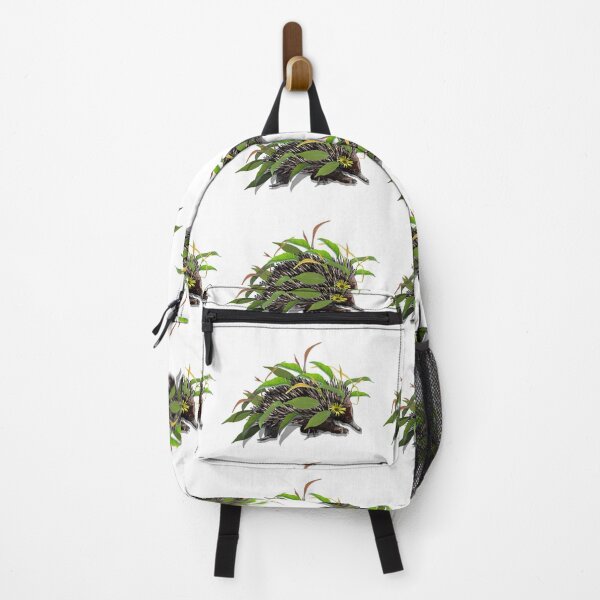 Item preview, Echidna Dressed In Gumnut Leaves - No Colour Background designed and sold by joanstratton.