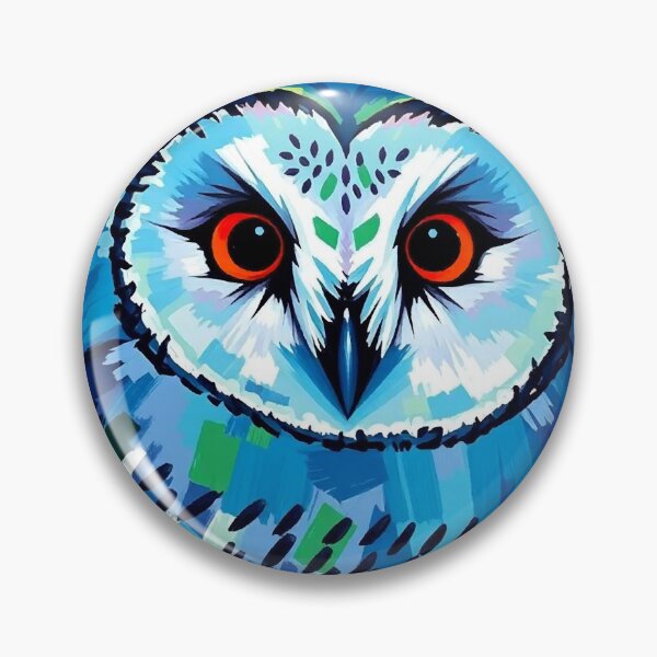 Item preview, Vivid Blue Barn Owl Vision designed and sold by ChrisButler.