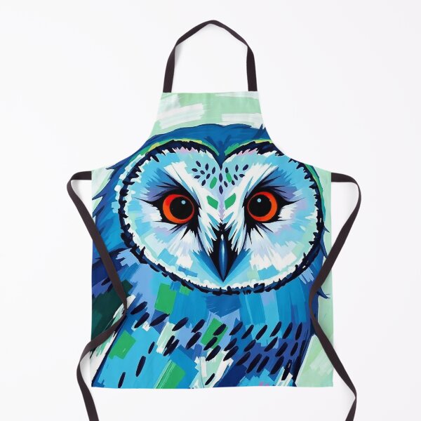 Item preview, Vivid Blue Barn Owl Vision designed and sold by ChrisButler.