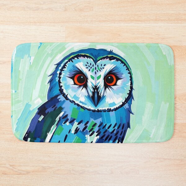 Item preview, Vivid Blue Barn Owl Vision designed and sold by ChrisButler.