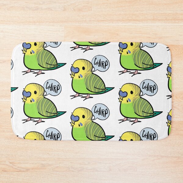 Item preview, Green Parakeet Chirp designed and sold by benji448.