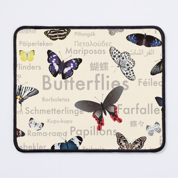 Item preview, Butterflies in Multiple Languages Illustration designed and sold by FlyingDreamsArt.