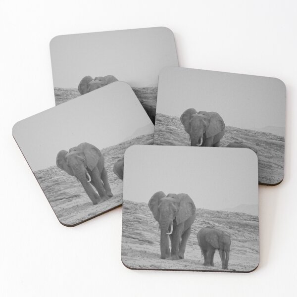 Item preview, Mother and Baby Elephant Walking by the Zambezi designed and sold by sarahbidz.