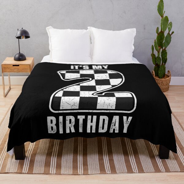 Item preview, Birthday Boy 2 Two Race Car 2nd Birthday Racing Car Flag designed and sold by splashworks.