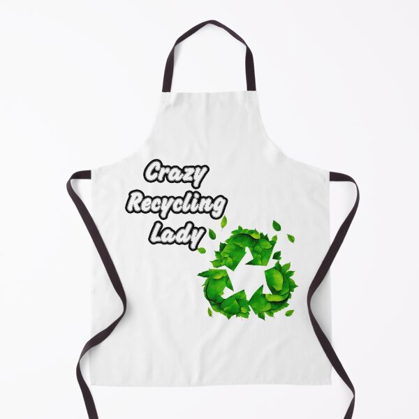 Item preview, Crazy Recycling Lady - Botanical Recycling Symbol quote 2 designed and sold by Tom-Johnson.