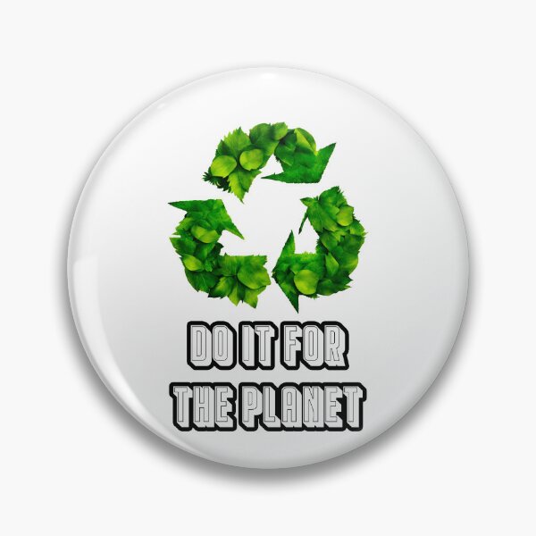 Item preview, Do It for the Planet - Botanical Recycling Symbol quote 1 designed and sold by Tom-Johnson.