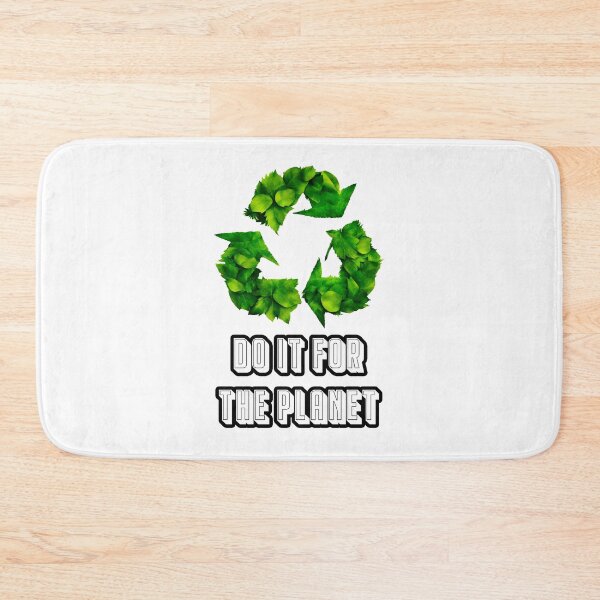 Item preview, Do It for the Planet - Botanical Recycling Symbol quote 1 designed and sold by Tom-Johnson.