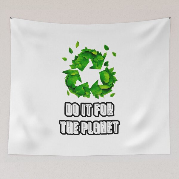 Item preview, Do It for the Planet - Botanical Recycling Symbol quote 2 designed and sold by Tom-Johnson.