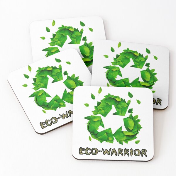 Item preview, Eco-Warrior - Botanical Recycling Symbol quote 1 designed and sold by Tom-Johnson.