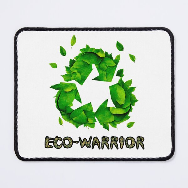 Item preview, Eco-Warrior - Botanical Recycling Symbol quote 1 designed and sold by Tom-Johnson.