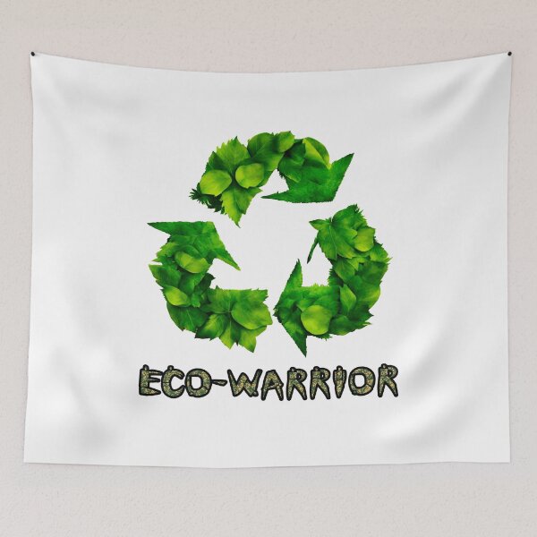 Item preview, Eco-Warrior - Botanical Recycling Symbol quote 2 designed and sold by Tom-Johnson.
