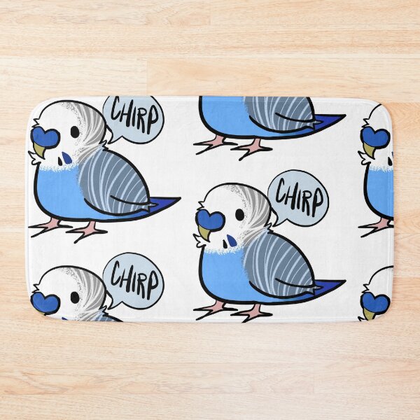Item preview, Blue Parakeet Chirp designed and sold by benji448.