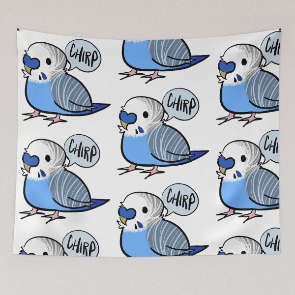 Item preview, Chirrido del periquito azul designed and sold by benji448.