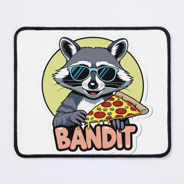 Item preview, Pizza Bandit Raccoon - Funny Foodie Design designed and sold by Spicex2.