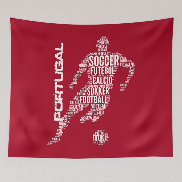 Item preview, Portugal Soccer Typography designed and sold by goodspy.