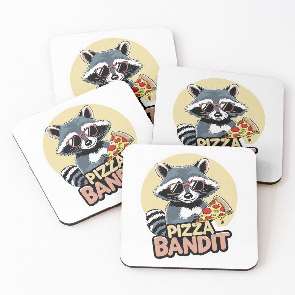 Item preview, Pizza Bandit - Cute and Funny Raccoon Design designed and sold by Spicex2.