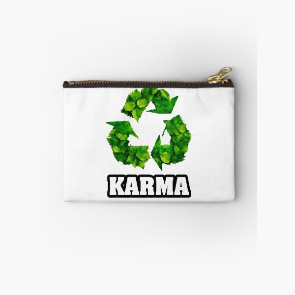 Item preview, Karma - Botanical Recycling Symbol quote 1 designed and sold by Tom-Johnson.