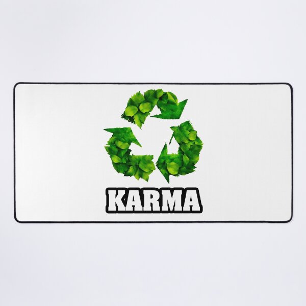 Item preview, Karma - Botanical Recycling Symbol quote 1 designed and sold by Tom-Johnson.