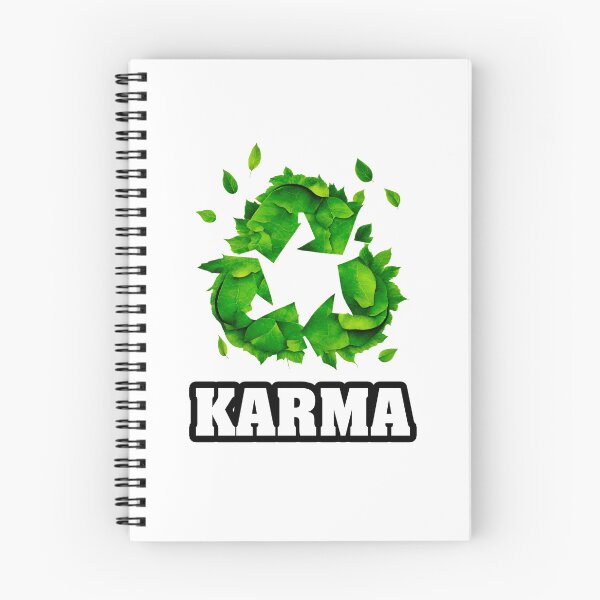 Item preview, Karma - Botanical Recycling Symbol quote 2 designed and sold by Tom-Johnson.