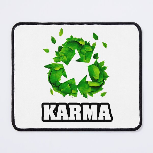 Item preview, Karma - Botanical Recycling Symbol quote 2 designed and sold by Tom-Johnson.