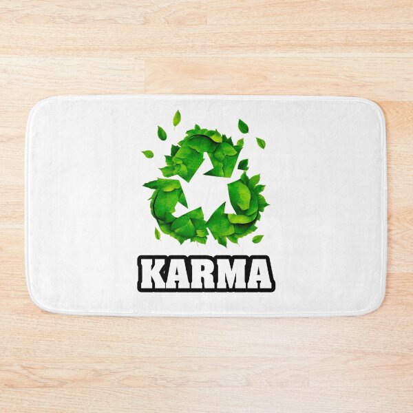 Item preview, Karma - Botanical Recycling Symbol quote 2 designed and sold by Tom-Johnson.