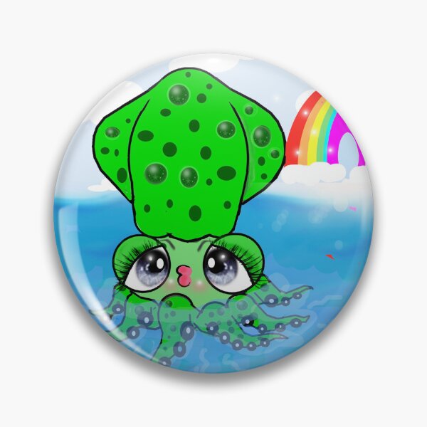 Item preview, Green cuttlefish designed and sold by Shirley cute art .