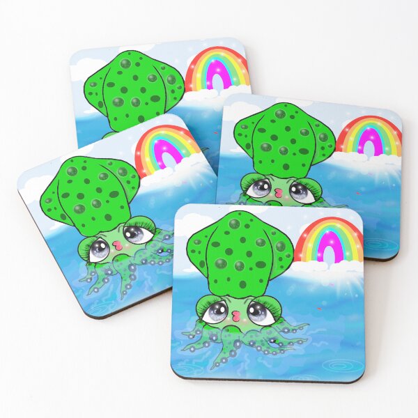 Item preview, Green cuttlefish designed and sold by Shirley cute art .