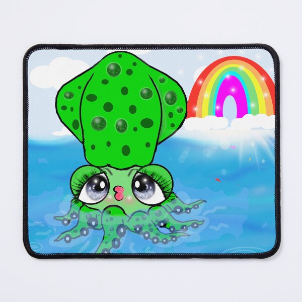 Item preview, Green cuttlefish designed and sold by Shirley cute art .