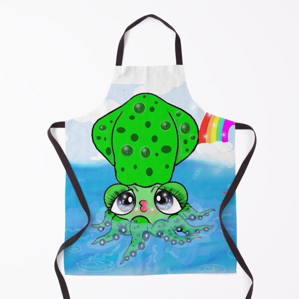 Item preview, Green cuttlefish designed and sold by Shirley cute art .