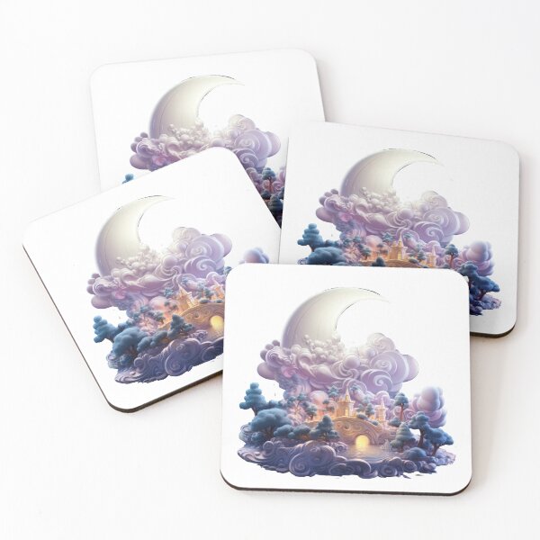 Item preview, Whimsical Castle in Clouds designed and sold by sarahbidz.