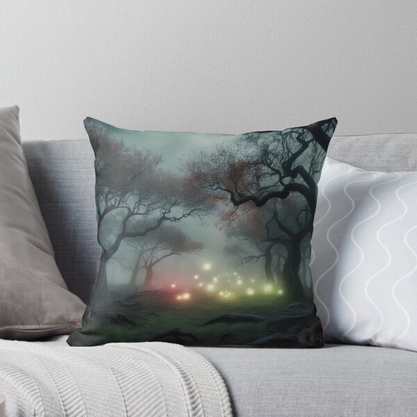 Item preview, Light Orbs in a Mystical Forest designed and sold by sarahbidz.
