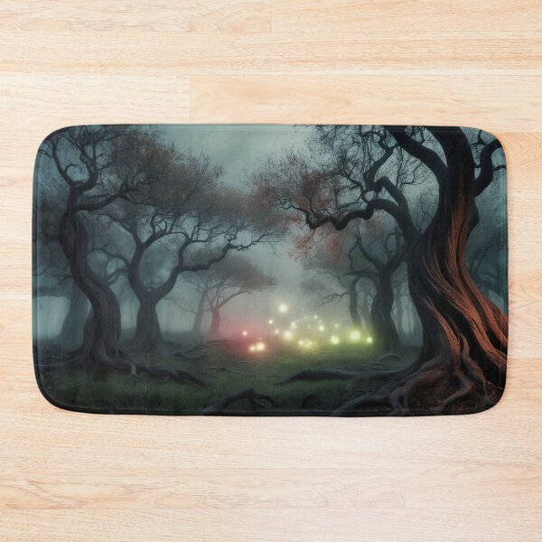 Item preview, Light Orbs in a Mystical Forest designed and sold by sarahbidz.