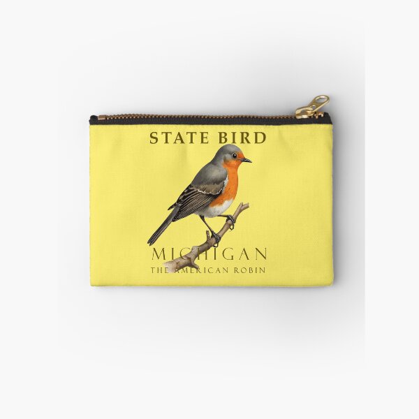Item preview, Michigan Turdus Migratorius Bird Design designed and sold by taiche.