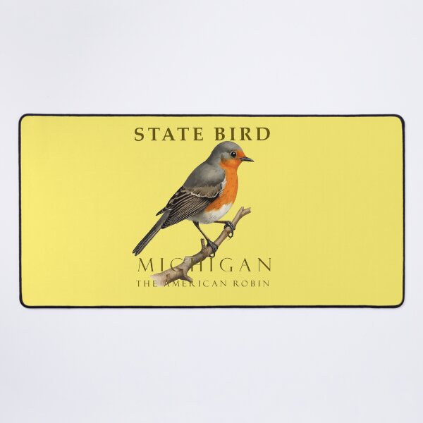 Item preview, Michigan Turdus Migratorius Bird Design designed and sold by taiche.