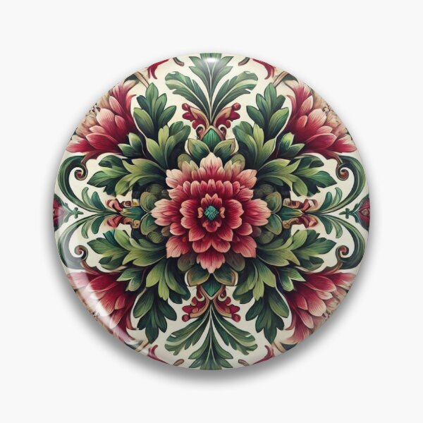 Item preview, Elegant Floral and Tartan Pattern Seamless Tile – Vintage Design designed and sold by Frank-DigiArt.