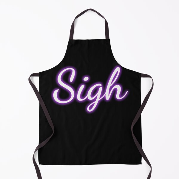 Item preview, Neon Purple Glow "Sigh" designed and sold by Fun Funky Designs.