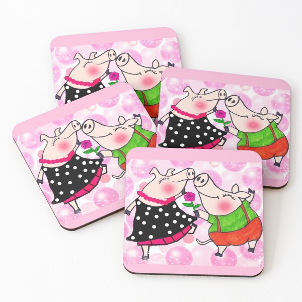 Item preview, Pigs - Be my friend  designed and sold by Shirley cute art .