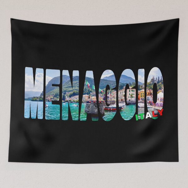 Item preview, MENAGGIO italy - Port of Menaggio on Lake Como Day designed and sold by Adam Gormley.