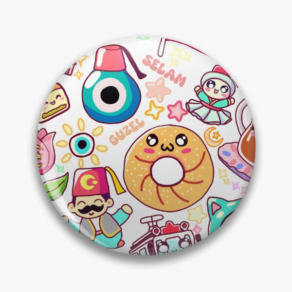 Item preview, Kawaii Türkiye - Culture, Travel and Adorable Symbols designed and sold by petiteToulon.