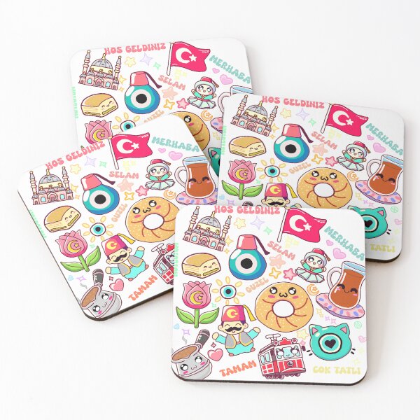 Item preview, Kawaii Türkiye - Culture, Travel and Adorable Symbols designed and sold by petiteToulon.