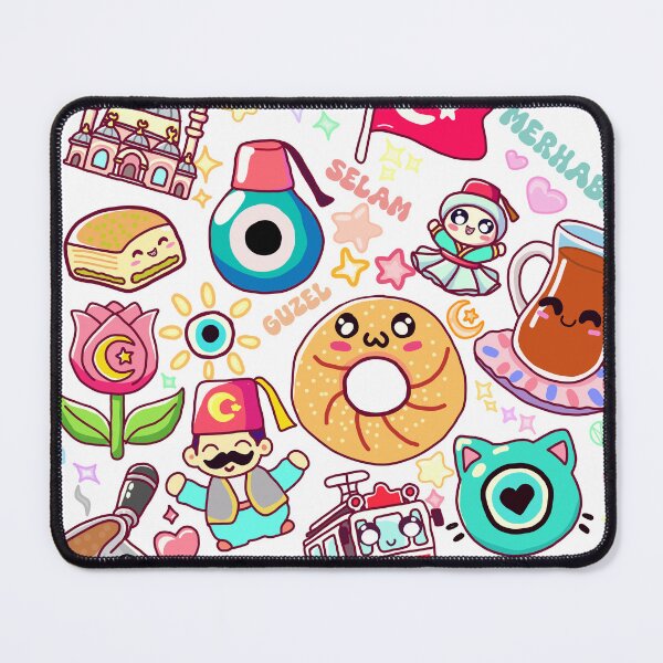 Item preview, Kawaii Türkiye - Culture, Travel and Adorable Symbols designed and sold by petiteToulon.
